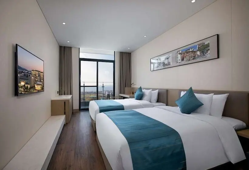 ２ダブルベッドのスタンダードルーム, Ramada By Wyndham Huangshan North