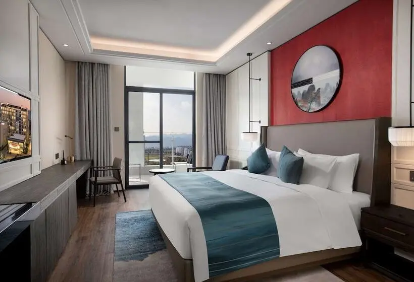 ダブルベッドスタンダードルーム, Ramada By Wyndham Huangshan North
