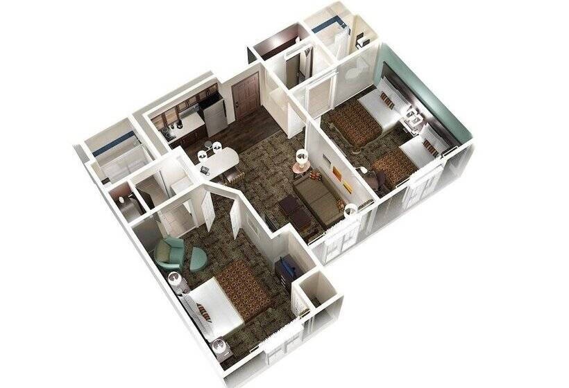 Люкс Адаптированный для Инвалидов, Staybridge Suites Houston West   Energy Corridor, An Ihg