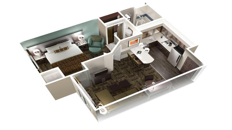 Люкс Кровать Кинг, Staybridge Suites Houston West   Energy Corridor, An Ihg