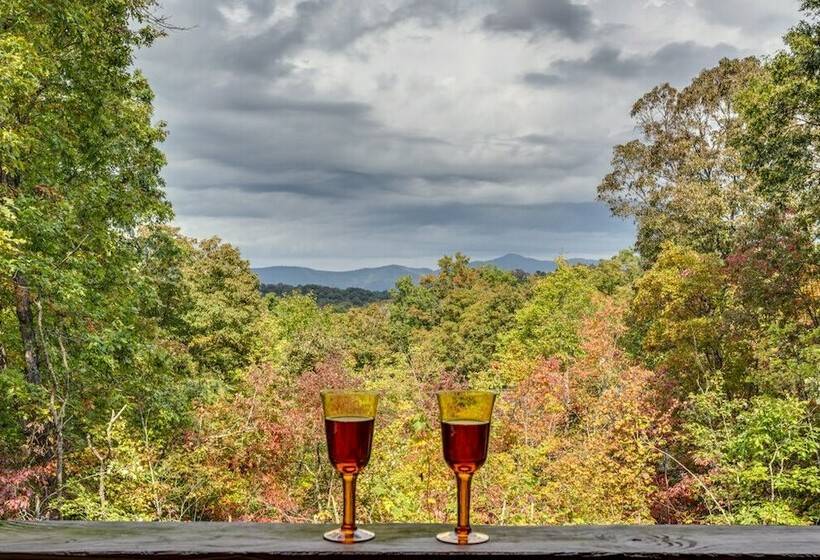 오두막, Treetops Mtn View Cabin Near Ocoee River