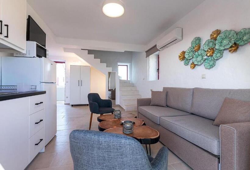 דירת פנטהאוז 1 חדרי שינה, Abeloessa Methonian Hospitality