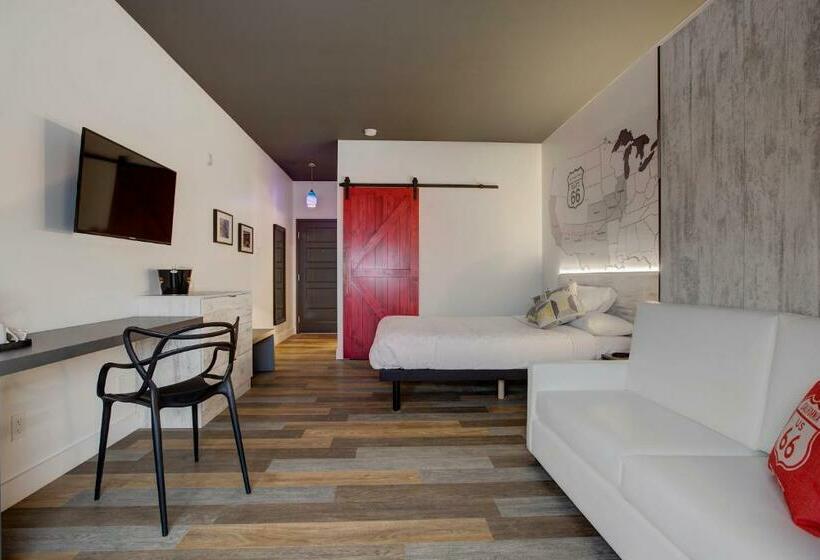 스탠다드 룸 퀸사이즈 침대, Historique Et Manoir Route 66