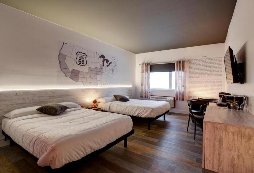 스탠다드 룸 퀸사이즈 침대, Historique Et Manoir Route 66