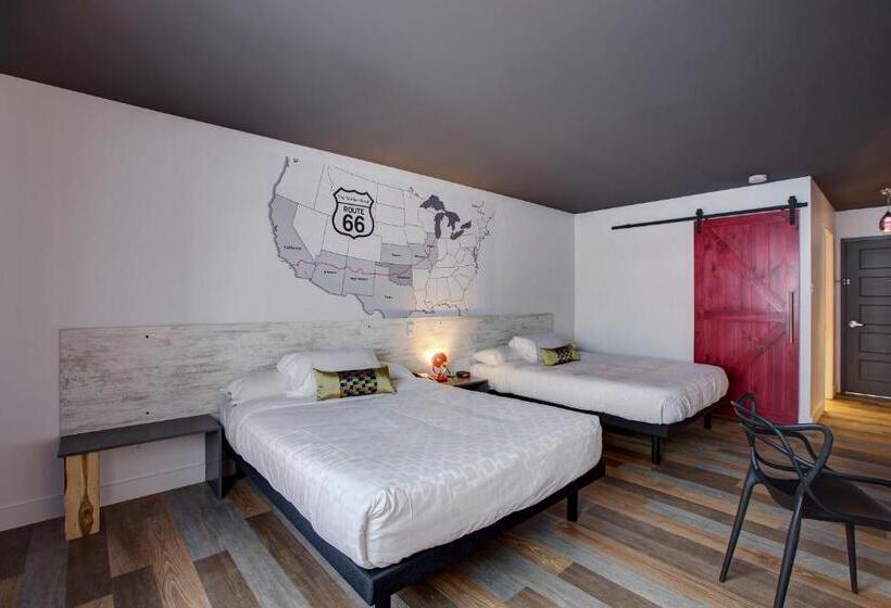 스탠다드 룸 퀸사이즈 침대, Historique Et Manoir Route 66