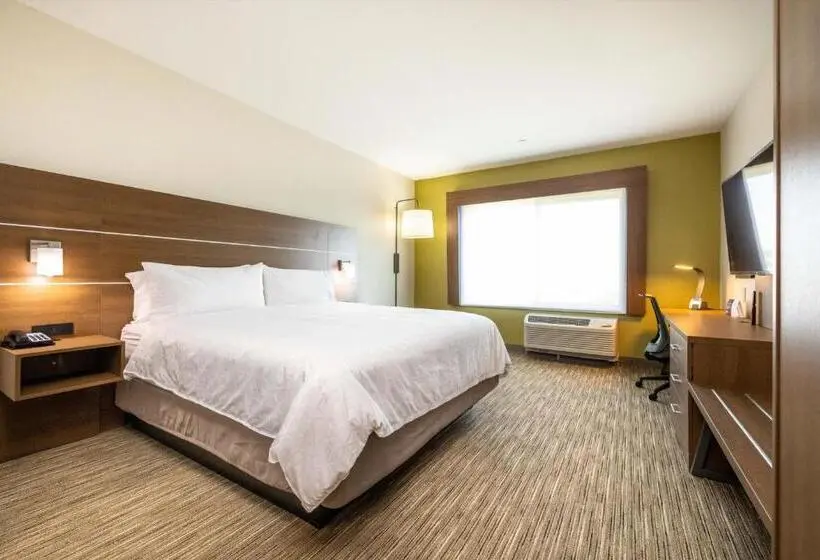 キングサイズベッドのスタンダードルーム, Holiday Inn Express & Suites   San Jose Silicon Valley By Ihg
