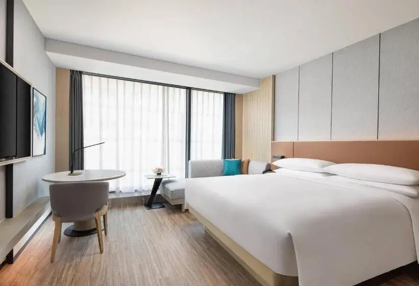 キングサイズベッドのデラックスルーム, Courtyard By Marriott Jiangyin