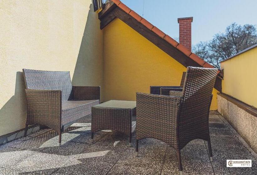 דירת חדר עם טרסה, Nemojanský Mlýn