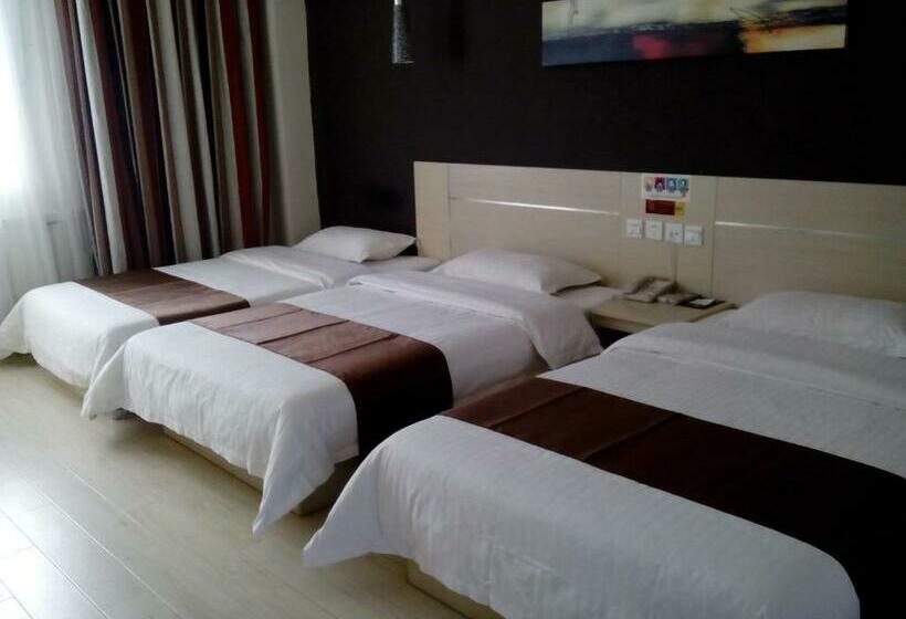 스탠다드 트리플 룸, Thank Inn Chain Hotel Shandong Rongchengshi Island South Huanghai Road