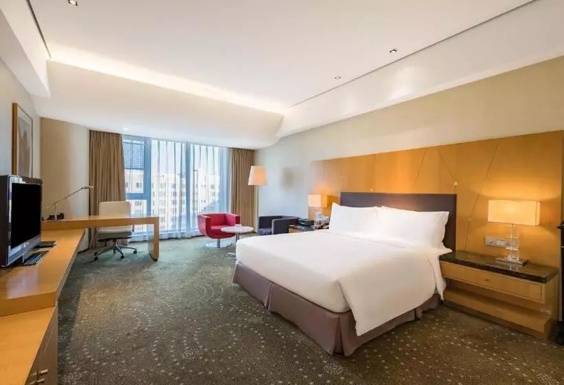 Superior-huone King-vuode, Crowne Plaza Tianjin Binhai By Ihg