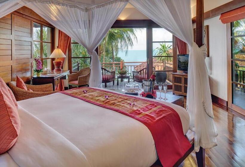 带1个卧室的带海景的公寓, Napasai, A Belmond Hotel, Koh Samui