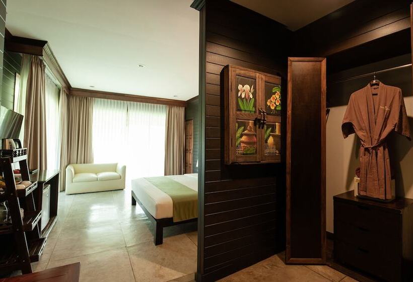 스탠다드 룸 더블 침대, Royal River Kwai Resort And Spa