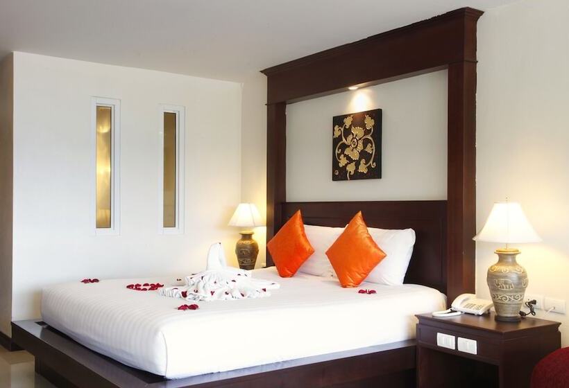 디럭스 룸 측면 바다 전망, Baan Yuree Resort & Spa Sha Plus