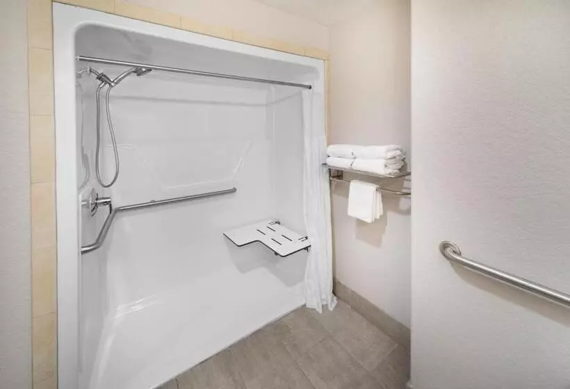 身障者適用キングサイズベッドルーム, Days Inn & Suites By Wyndham San Antonio Near Frost Bank Center