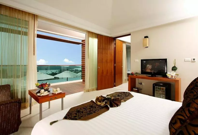 اتاق لوکس با چشمانداز دریا, Kc Resort & Over Water Villas