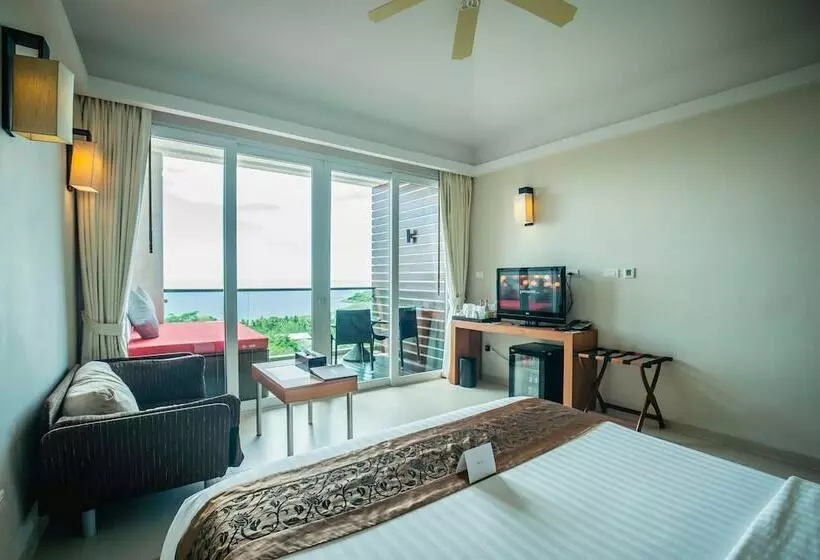 اتاق لوکس با چشمانداز دریا, Kc Resort & Over Water Villas