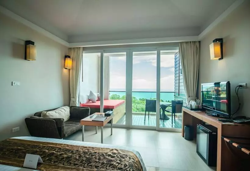 اتاق لوکس با چشمانداز دریا, Kc Resort & Over Water Villas