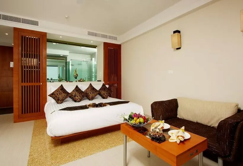 اتاق لوکس با چشمانداز باغ, Kc Resort & Over Water Villas