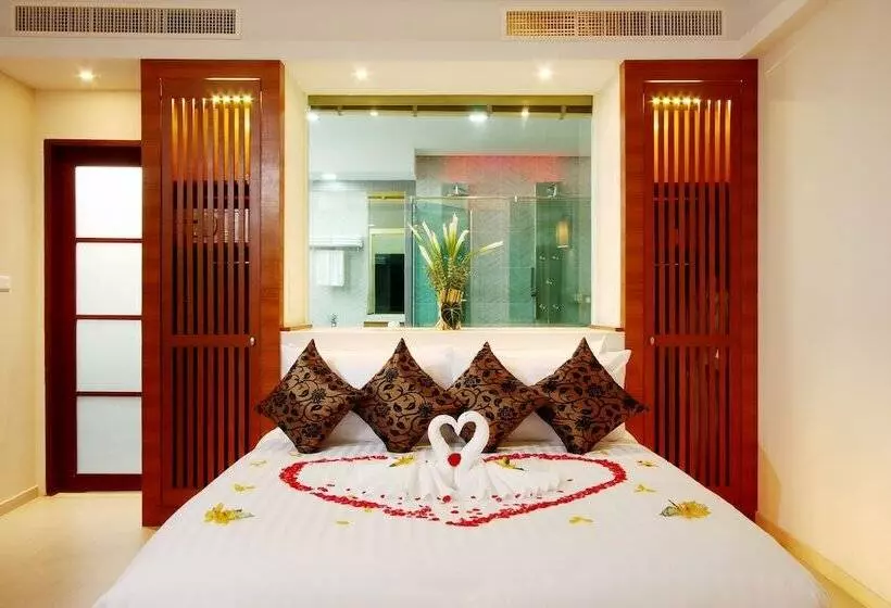 اتاق لوکس با چشمانداز باغ, Kc Resort & Over Water Villas
