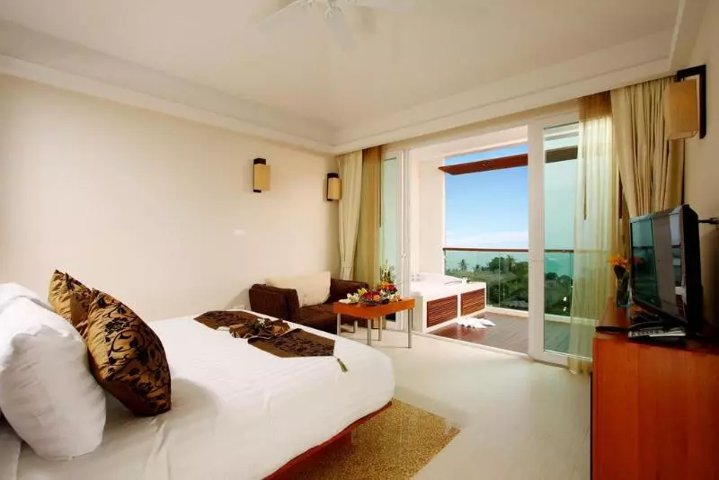 اتاق لوکس با چشمانداز دریا, Kc Resort & Over Water Villas