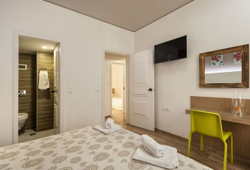 شقة غرفتين نوم مزودة بشُرفة, Elina Hotel Apartments