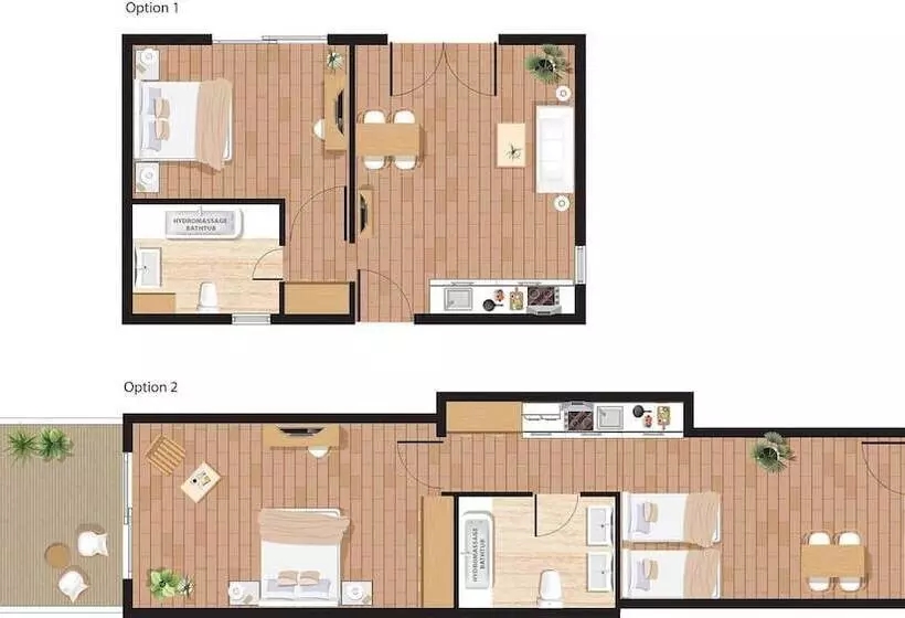 海の見える１ベッドルームアパートメント, Grecotel Plaza Beach House, Grecotel Apartments