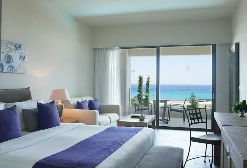オーシャンビューのプレミアムルーム。, Aquagrand Exclusive Deluxe Resort Lindos   Adults Only