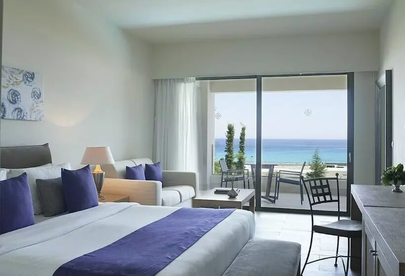 オーシャンビューのプレミアムルーム。, Aquagrand Exclusive Deluxe Resort Lindos   Adults Only
