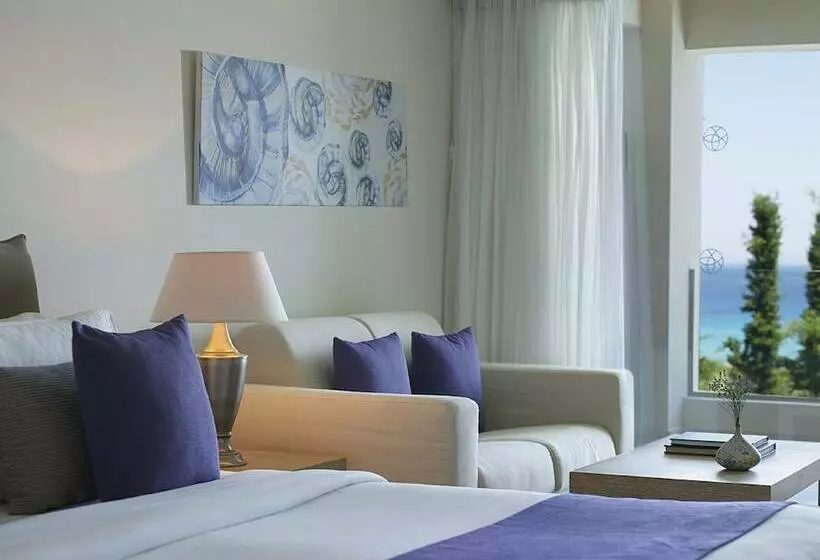 オーシャンビューのプレミアムルーム。, Aquagrand Exclusive Deluxe Resort Lindos   Adults Only