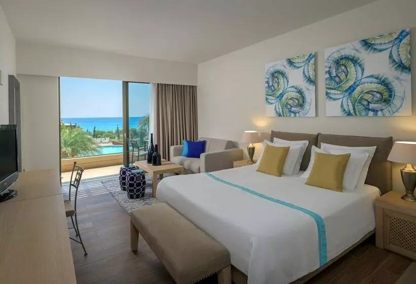 オーシャンビューのプレミアムルーム。, Aquagrand Exclusive Deluxe Resort Lindos   Adults Only