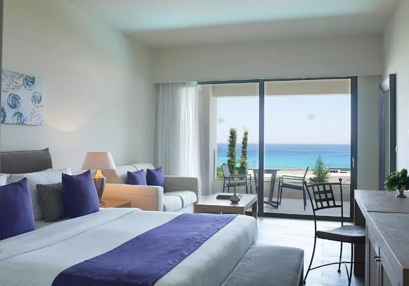 オーシャンビューのプレミアムルーム。, Aquagrand Exclusive Deluxe Resort Lindos   Adults Only