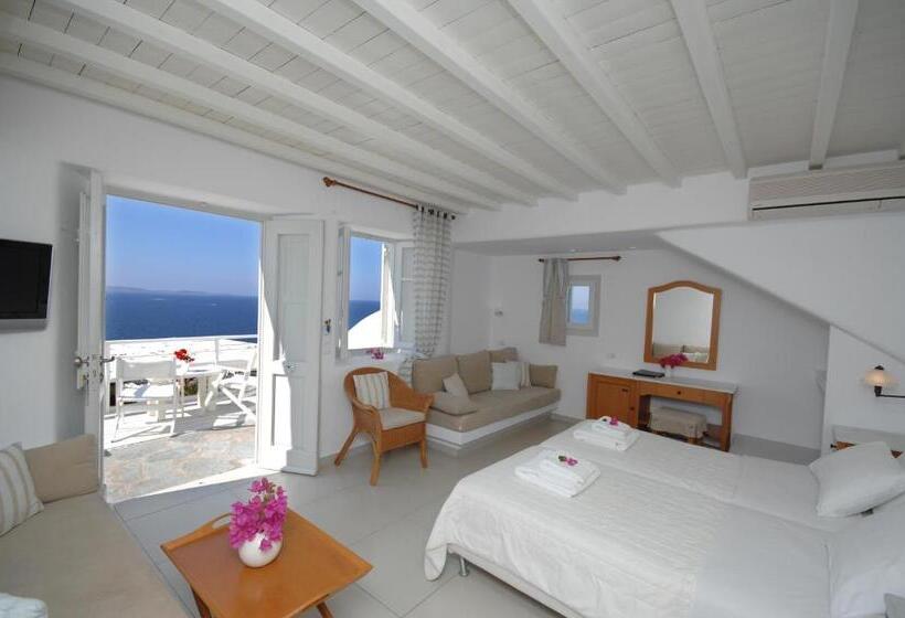 수피리어 패밀리 룸 바다 전망, Mykonos View