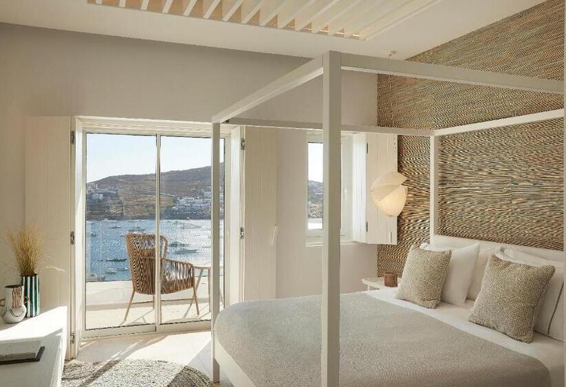 带海景的高级套房, Once In Mykonos  Designed For Adults
