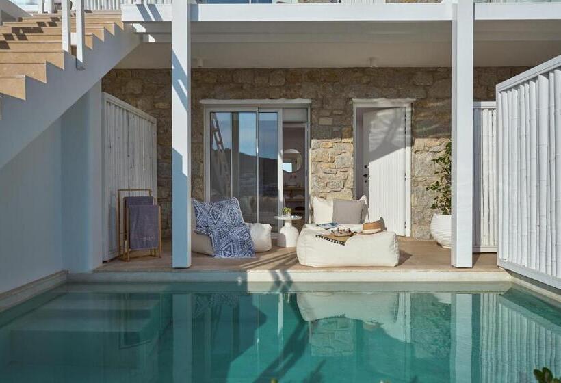 带海景的标准房, Once In Mykonos  Designed For Adults