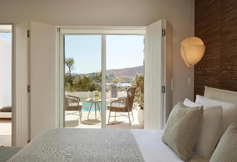 带海景的标准房, Once In Mykonos  Designed For Adults