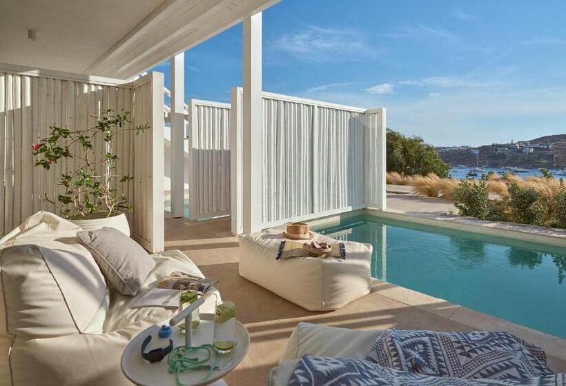 带海景的标准房, Once In Mykonos  Designed For Adults