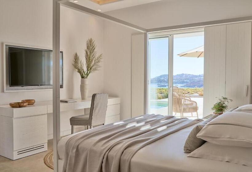2 Bedrooms Suite Sea View, Once In Mykonos  Designed For Adults