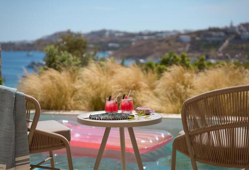 2 Bedrooms Suite Sea View, Once In Mykonos  Designed For Adults