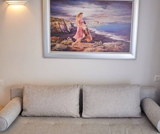 غرفة قياسية مطلّة علي البحر, Rethymno Palace