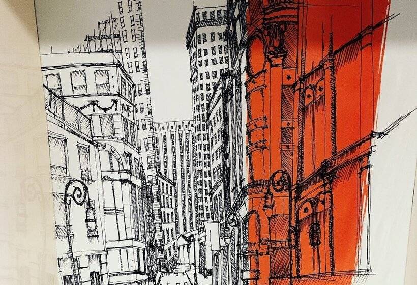 带2个双人床的标准工作室, Hyatt Centric Wall Street New York