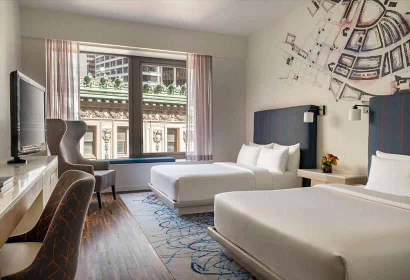 스탠다드 룸 더블 침대 2개, Hyatt Centric Wall Street New York