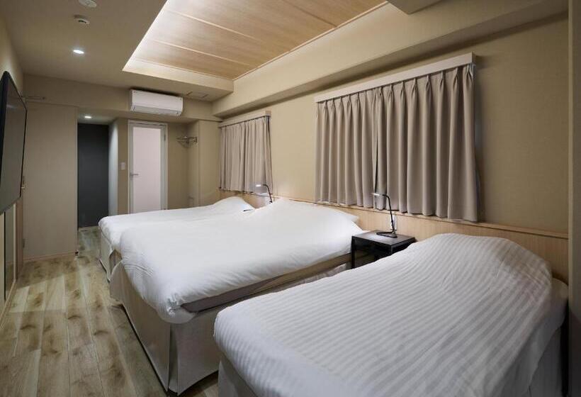 غرفة كومفورت ثلاثية, Shinjuku City Hotel N.u.t.s Tokyo