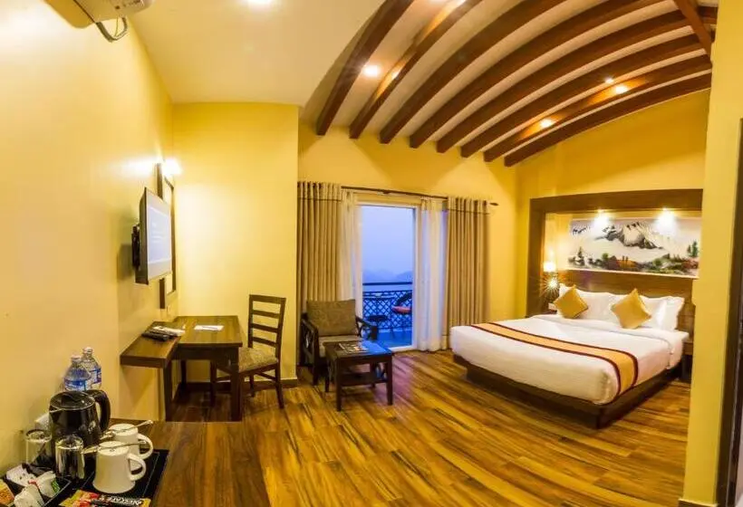 اتاق استاندارد با تخت بزرگ, Himalaya Drishya Resort