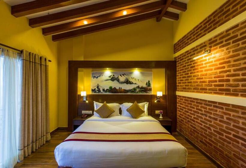 اتاق استاندارد با تخت بزرگ, Himalaya Drishya Resort