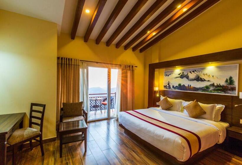 اتاق استاندارد با تخت بزرگ, Himalaya Drishya Resort