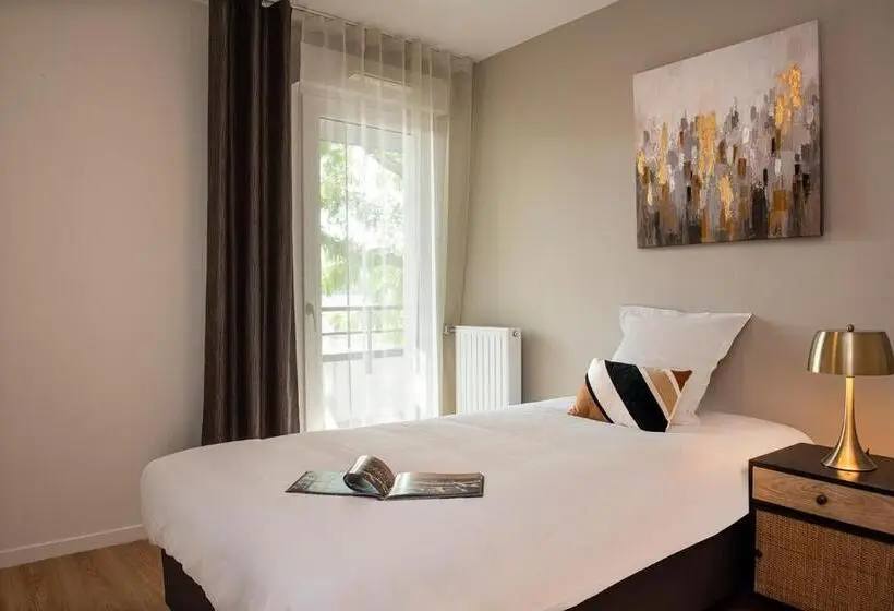 آپارتمان 1 خوابه با چشم‌انداز باغ, Les Boréales   Appart Hotel & Restaurant