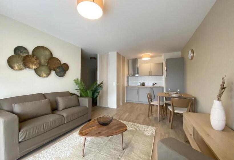 Апартаменты 1 Спальня, Résidence Les Boréales