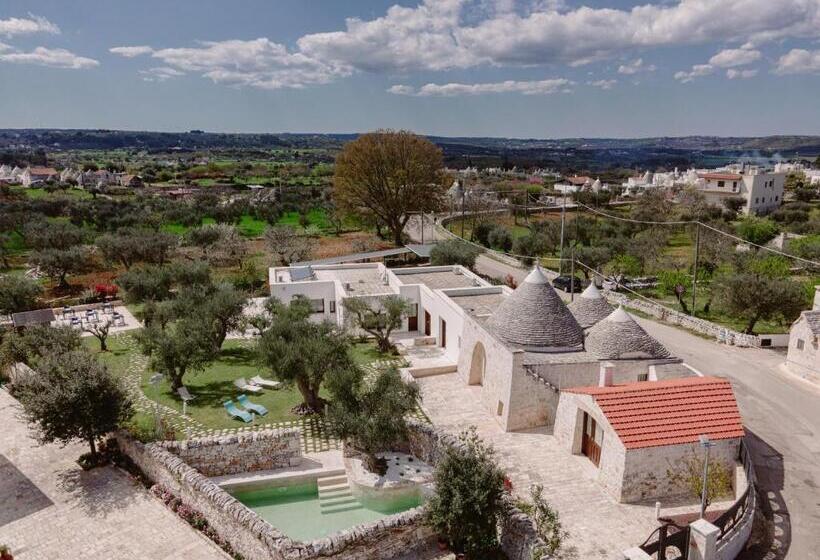 اتاق استاندارد سه تخته با چشمانداز باغ, Rifugio Di Puglia   Trulli & Dimore