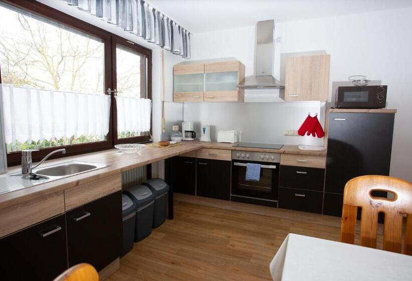 침실 1개 가든 전망 아파트, Gästehaus Am Vogelsang