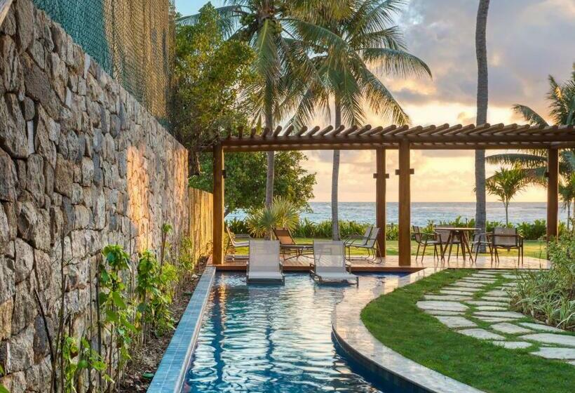 וילה עם חדר שינה אחד ובריכת שחיה, Serrambi Resort